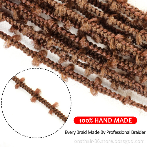 Long Color butterfly Locs  Hair Synthetic 22 inch Wavy Senegalese Twist Crochet Braid Extension For Black Women Braiding Hair